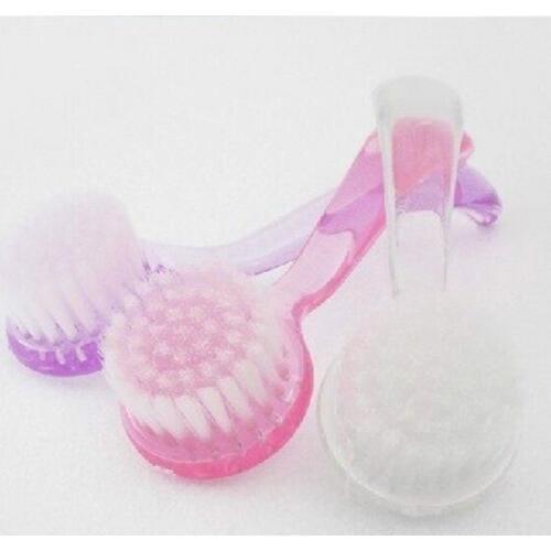 Free Shippin Hot Sales 2pcs/Set Crystal Nail Dust Brush Manicure Nail Art Brush Tools for Remove Nail Dust Powder