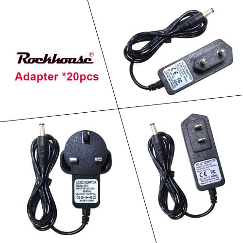 20pcs/lot 9 V Guitar Pedal Power Adapter Pedal Supply 9V 1A 1000ma Pedal Daisy Chain Cord Power Cable