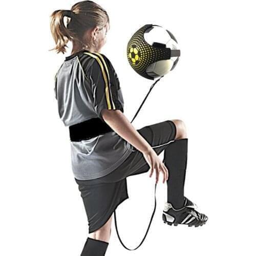 Soccer Ball Game Bagsva Auxiliary Hoop Belt For Children Kids Soccer Training Belt Ball Control Practice Adjustable Trainer