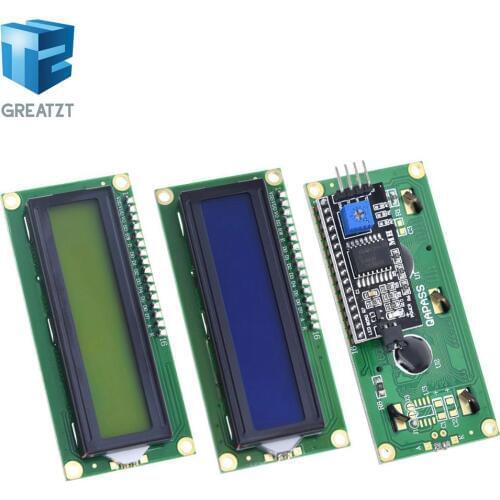 GREATZT LCD module Blue Green screen IIC/I2C 1602 for arduino 1602 LCD UNO r3 mega2560 LCD1602