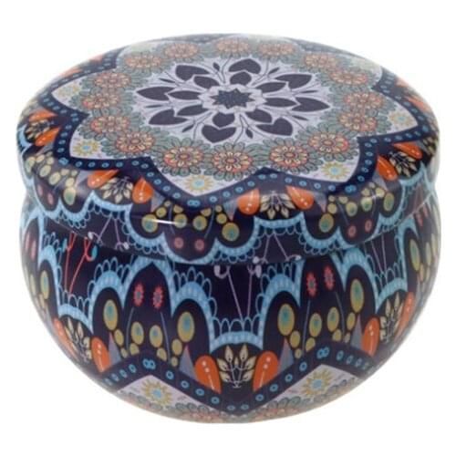 Candy can Snacks Small Container Cans Mini Portable Tinplate Cans Packing Box sealed pot Storage accessiories