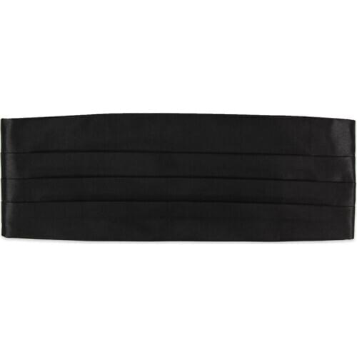 2020 New Men Black Dress Girdle High Quality Cummerbunds for Men Business Suit Wedding Party Girdles With Gift Box