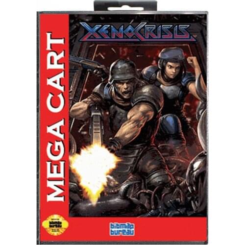 New Arrival 16 Bit MD Game Card XENO CRISIS Include Retail Box for Sega Genesis Mega Drive