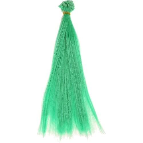 2x25x100cm DIY Straight Hair Wig for 1/3 1/4 1/6 BJD Doll Hairpiece Pattern 14