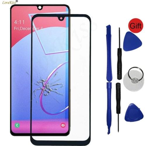 Front Panel For Samsung Galaxy A12 A11 A21 A21S A01 Core A02 A02S A31 A41 A51 Touch Screen Glass TP Cover Not LCD Display Sensor