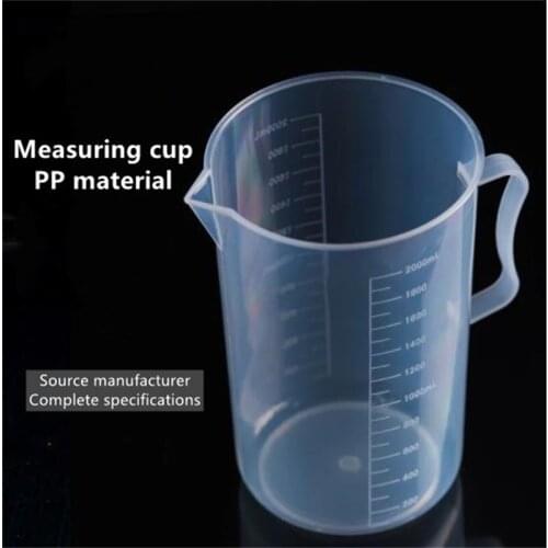 Plastic measuring cup 2000ml Food grade pp measuring cup