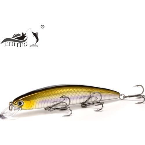 LTHTUG Peche Pesca Japan Design Fishing Lures Wobbler VARUNA 110F 113mm 15.5g Floating Minnow Jerkabiat For Pike Bass Salmon