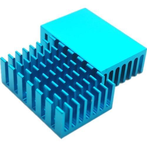 Motherboard CPU radiator 30*20*10MM Oxidation blue heatsink electronic components radiator insulation radiator aluminum block