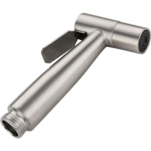 304Stainless Steel Bathroom Sprayer Toilet Heat-Resistant Handy Handheld Bidet Sprayer High Pressure Bidet Nozzle Plenty Of Uses