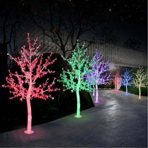 LED Luminous Cherry Blossom Tree Light Fairy Lights Landscape Outdoor Lighting Indoor Or Outdoor Use For Holiday Wedding Decor
