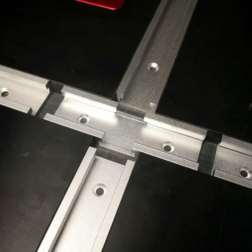 T-slot T-tracks Miter Track Jig Fixture Slot Circular Saw Flip Table Cross Connector Woodworking DIY 30 Type Chute 100mm 200mm