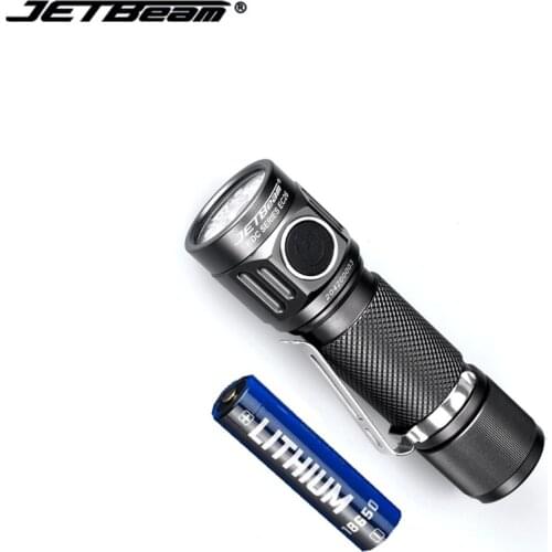 JETBEAM EC26 18650 Tactical Flashlight Super Bright 3600LMS Uses4*CREEXP-L HI LED Magnet With Btttery Protable Led Troch Light