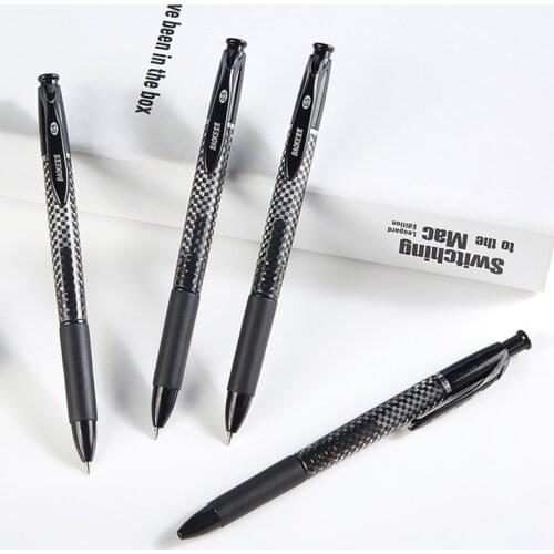 12 PCS/Pack High Quality Stationery School Office Writing Luxury Black Roller Ball Ballpoint Cute Funny Gel Pens Bullet Journal