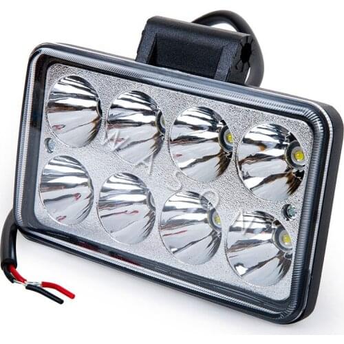 High Quality Excavator Spare Parts Square 8PCS 24W Led Light Work Lamp