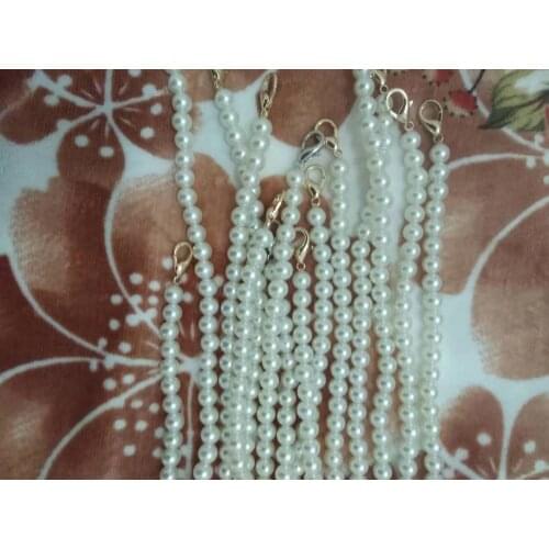 BELLA JOY Portable Imitate Pearl Bag Strap Belt Handles Chain Women Handbag Shoulder Bag Strap Replacement Long Bag Accessories