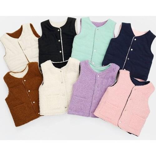 Children Waistcoat Outerwear New Winter Sleeveless Coats Kids Clothes Warm Hooded Cotton Vest Baby Boys Girls Shiny Down Vest