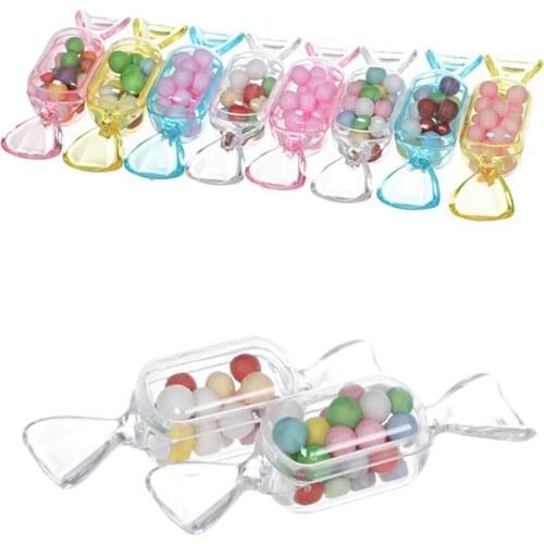 10Pcs Creative Candy Shaped Mini Candy Box Wedding Favor Birthday Party Decoration Packaging Boxes Event Party Supplies Box