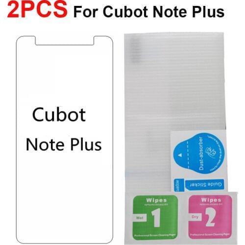 2PCS Cubot Note Plus Tempered Glass Film Screen Protector Luxury 9H 0.26mm Thin Front Glass Protector For Cubot Note Plus Films