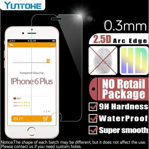 9H Tempered Glass HD Protective Film for iPhone 12 11 pro XR Max XS X 6 7 8 Plus 5 4 0.33mm 2.5D Screen Protector 1000pcs/lot