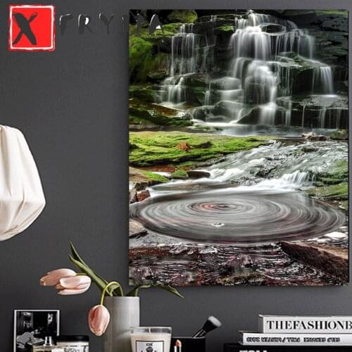 Diamond Painting Natural scenery waterfall Diamond Mosaic Full Drill Square Tools Diamond Embroidery Pictures Of Rhinestones Art