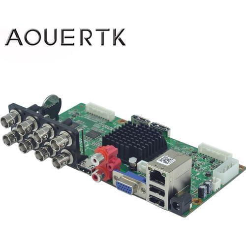 AOUERTK 3MP/4MP/5MP/1080P /960P 5in 1 AHD 8CH CCTV DVR board support Motion Detection and 5 Record mode H.265x