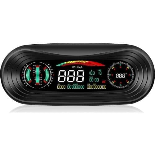 Car Head Up Display Device HD Overspeed Electronics Outdoor Declinometer Multifunction Windshield For Vehicle Accessories 2021