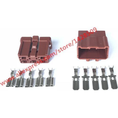 5 Sets Female Male Sumitomo 5 Pin Automotive Connector Plug Wire Connector 6098-0218