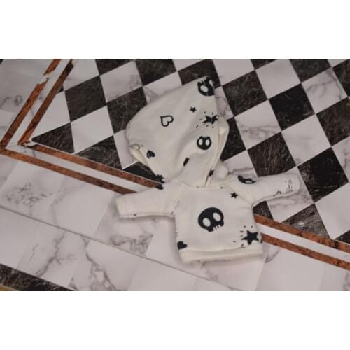 Ob11 P9 baby clothes single product Skeleton hoodie clothes