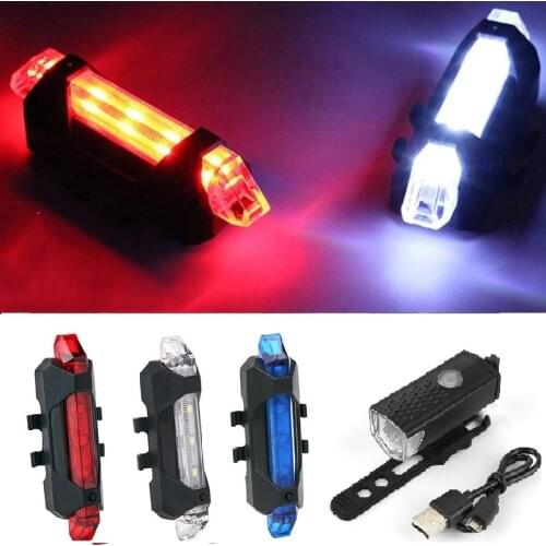 Bicycle Light Lantern Waterproof Bike Rear Tail Light LED USB Rechargeable Bike Lamp Cycling Portable Light Bicycle Accessories