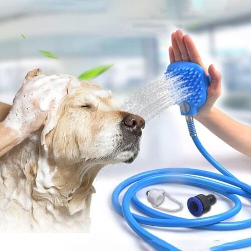 Pet Bathing Tool Comfortable Massager Shower Tool Cleaning Washing Bath Sprayers Dog Brush Pet Supplies