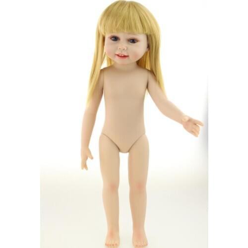 45cm Full Body Vinyl bebe Reborn American Dolls real girl alive Silicone Baby Doll Toys for Children Christmas Gift