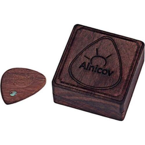 Top selling Guitar Picks Rosewood Storage Box Electric Guitar Picks Container Display Box Guitar Accessories