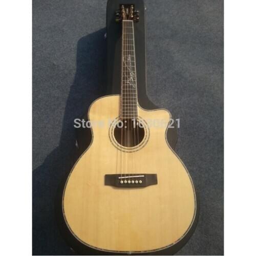 LW 6 strings acoustic guitar LW Brand acoustic sitka top rosewood body handmade acoustic guitar