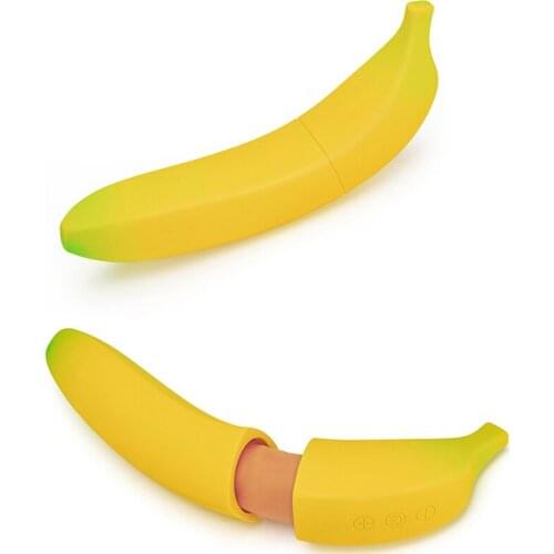 New Artificial Penis Realistic Dildos Vibrator Yellow Banana Shape Huge Penis Dildo Stimulator Female Masturbation Sex Toys