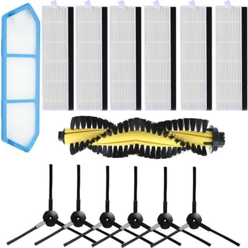 Vacuum Cleaner Main Roller Brush hepa Filter Side Brushes For Polaris PVCR 1126W 0726W 0826 0926w Robot Vacuum Cleaner Parts