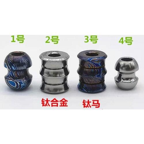 Mack Walker Titanium alloy Knife Pendant DIY EDC Knife Beads