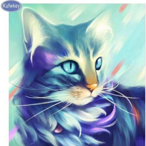 Full,animal Diamond Embroidery cat,5D,Diamond Painting cat,Cross-Stitch,3D,Diamond Mosaic,Needlework,Crafts,Christmas,Gift,decor