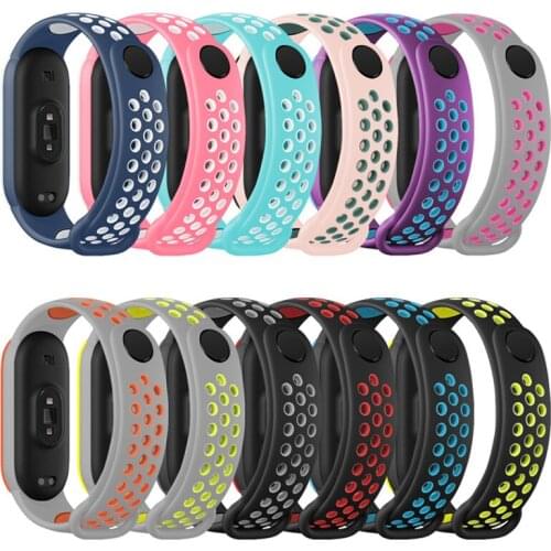 For Xiaomi Mi Band 6 5 NFC Strap Accessories Soft Silicone Wristband For Xiaomi MiBand 6 5 4 3 Sport Replacement Bracelet