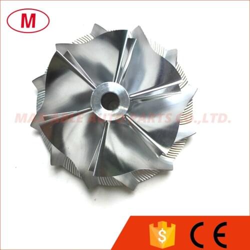 RHF5 43.40/56.00mm 6+6 blades Forward High Performance Turbo Billet Compressor wheel/Aluminum 2618/Milling compressor wheel