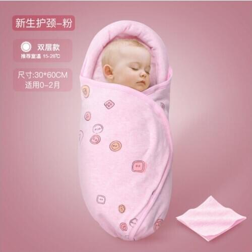 Newborn baby sleeping bag spring and summer thin section newborn wrapper baby anti-shock swaddling quilt