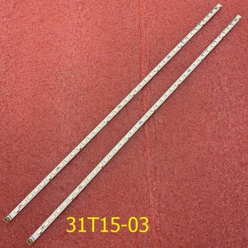 2pcs LED strip For 32LV3550 LE32H158I LE32W157 LE32H157 LE32H158 31T15-03G 03 03A 73.31T15.003-0 32PFL5206H 73.31T14.004-5-SK1