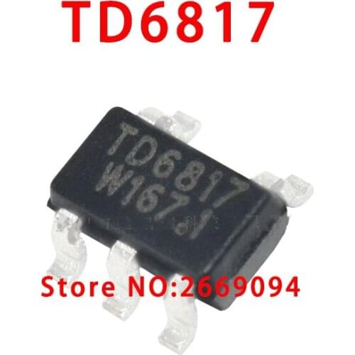 TD6817 6817 Brand New Original 1.5MHz 2A Synchronous Buck Regulator Chip Buck IC SOT23-5