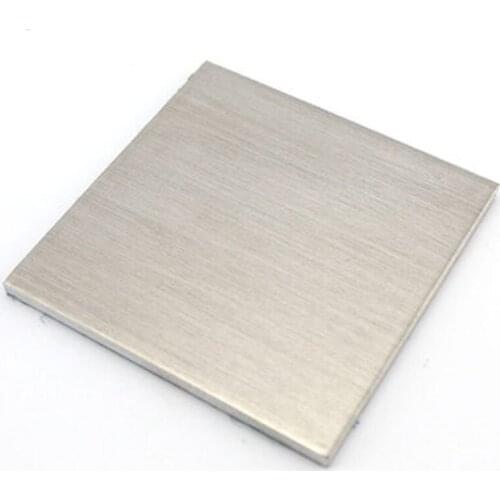 Titanium Sheet TA2 100x100x1mm 150x150x2mm Thickness Ti Sheet Titanium Block Grade 2 Ti Plate Gr.2 gr.2 Industry or DIY