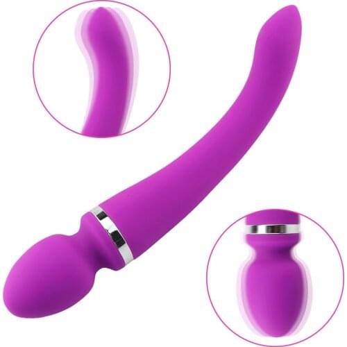 10 Speeds Big Vibrators for Women Powerful Dual Head Magic Wand Body Massager Sex Toys For Woman Clitoris Anal Stimulate Product