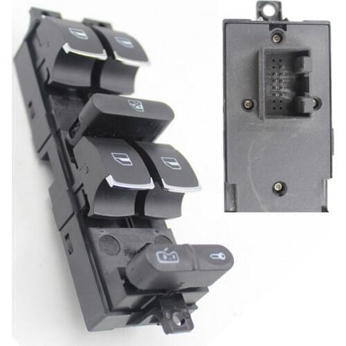 High Quality Chrome Master Window Controller Switch 3BD959857 Driver Side Hot Sell For VW/Jetta/Golf/GTI/MK4/Passat/B5