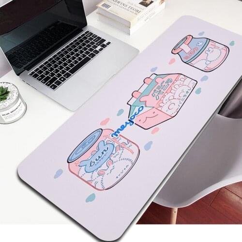 XGZ Anime Mouse Pad Meyoco Cute Gamer Laptop Pink Keyboard Carpet Mat Gaming Accessories Kawaii Mouse Pad Gaming Mouse Pad XXL