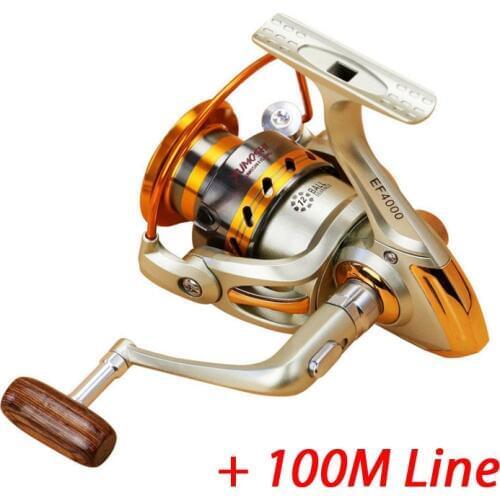 Yumoshi EF Spinning Fishing Reel 5.5:1 12BB Metal Handle Lure Casting Rod Gear Angling Tackle Sea River Ocean Bass Trout+Gift