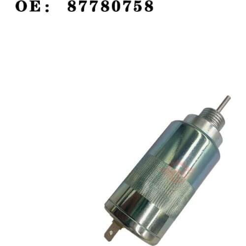 Excavator parts electric parts fuel flameout solenoid valve flameout switch OE: 87780758 Made in China