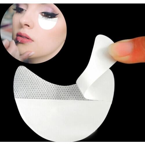 10/50/100pcs Eyelash Extension Paper Patches Eye Lash Under Eye Pads Eyeshadow Stickers Non-woven Isolation Stickers Makeup Tool