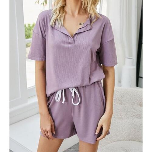 2021 Pajama Set Women Loungewear Sleepwear Homewear Pjs Women Lounge Wear Set Ladies Home Suit Sleep Wear Dropshipping